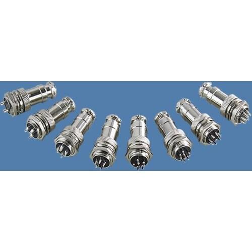 10pair GX12 2P 3P 4P 5P 6P GX12-4P Male & Female Diameter 12mm Wire Panel Connector M12 circular connector Socket Plug