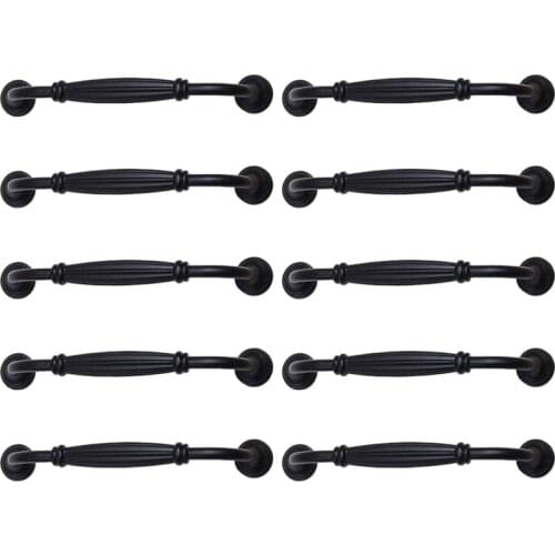 10Pcs Hole Spacing 128mm Kitchen Cabinet Door Handles Drawer Furniture Bedroom Pull