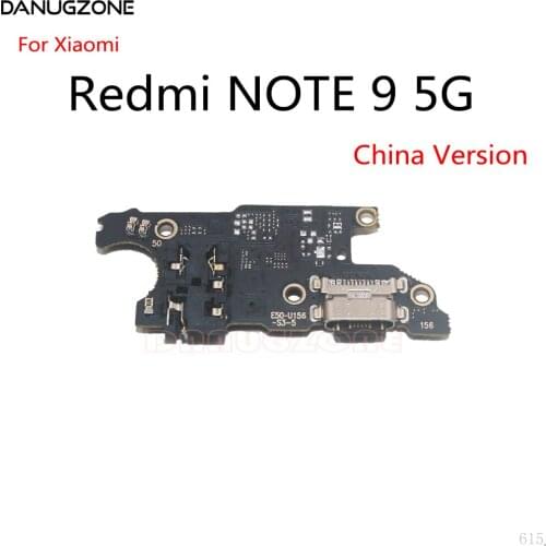 10PCS/Lot For Xiaomi Redmi NOTE 9 5G USB Charging Port Dock Plug Socket Jack Connector Charge Board Flex Cable