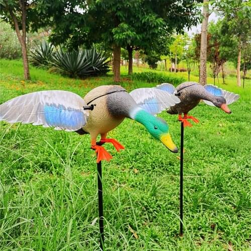 2017 Xilei Ducks Decoy Electric Flying Duck Decoy Duck With Remote Control With Spinning Wings