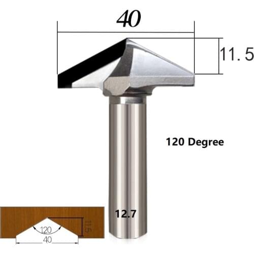 Diamond wood cutters T slot tools V router bit Pcd Cabinet Profile circular arc cutter For Furniture Solid wood plywood