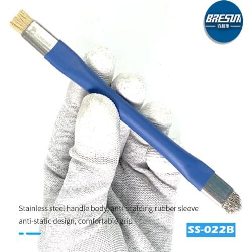 SUNSHINE SS-022B Safe Brush Anti-Static Motherboard PCB Cleaning Brush for Mobile Phone PC Repair Clean Tools Remove Glue