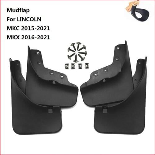 Car Mudflap For LINCOLN MKC 2015-2021 MKX 2016-2021 Fender Mud Guard Splash Flaps Mudguard Accessories