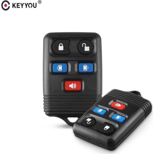 KEYYOU 10X 5 Buttons Remote Key Case Fob Shell Cover For Ford Windstar Expedition Lincoln Navigator Freestar 2004-2008
