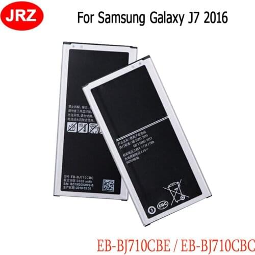 For Samsung Galaxy J7 2016 Edition J710 SM-J710F J710F J7108 J7109 Battery 3300mAh EB-BJ710CBE / EB-BJ710CBC Batteria Batterie