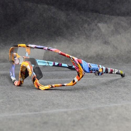 Photochromic Cycling Glasses 2021 Men Women Sport Bicycle Eyewear Running Riding Discoloration Goggles Road Bike MTB Sunglasses