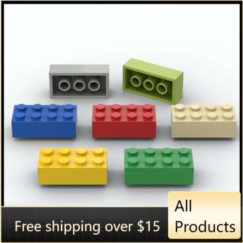 10PCS Assembles Particles 3001 2x4 Bricks Building Blocks High-Tech Parts DIY Assembly Educational Toys For Children Kids Gift