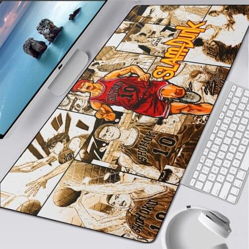 Pad to Mouse Notbook Computer Mousepad SLAM DUNK Mouse Pad Locrkand Gaming mousepad Gamer Large Keyboard Mouse Mats gift