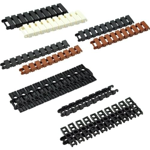 Creative Tank Chain Track Link Building Blocks Single Wide 1.5 Wide Double Wide Bricks 53992 88323 3873 3711 Track Tread MOC Toy