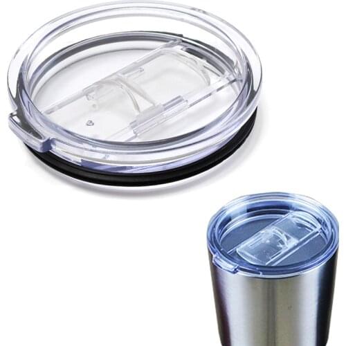 Newest Food Grade PP 20/30 Ounce Splash Spill Proof Clear Mugs Cups Lid Replacement Fit Vacuum Lid For YETI Rambler Tumbler Cup