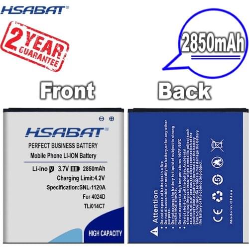 New Arrival [ HSABAT ] 2850mAh TLi014C7 Replacement Battery for Alcatel OneTouch Pixi First 4024D 4024X 4.0"