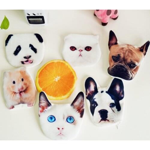 New Hot Photo customization DIY Zero Purse Creative gift dogs Pet Supplies & Pet Plush Toys Dolls Stuffed Animal bag Decorative