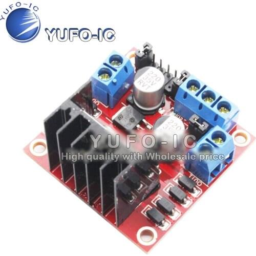 Red board L298N motor driver board module stepper motor intelligent car robot L298