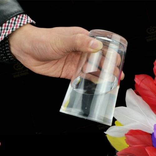 Floating Water Cup Magic Tricks Transparent Cup Close Up Magic Easy To Do Professional Magician Funny Gimmick Hanging Water