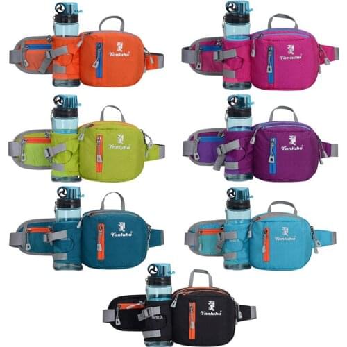 TANLUHU 2020 Running Belt Jogging Cycling Waist Bum Pack Phone Pouch Sports Bag with Water Bottle Holder Organizer Fanny Packs