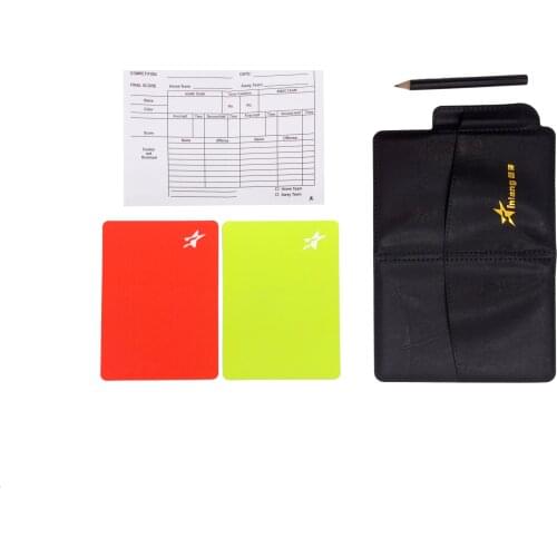 Football referee supplies professional football red and yellow card records football game tools football game accessories