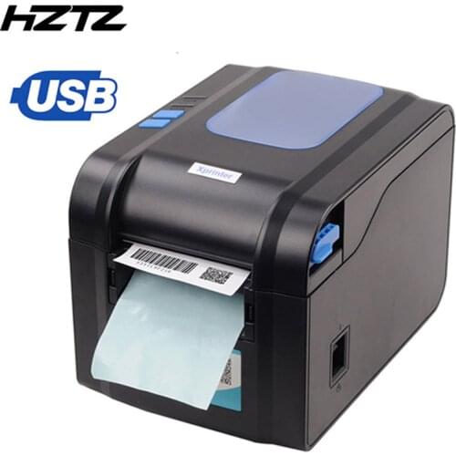 Xprinter Thermal Label Barcode Printer Receipt Label Printer Bar Code QR Code Sticker Machine 20mm-80mm Auto Stripping 370B