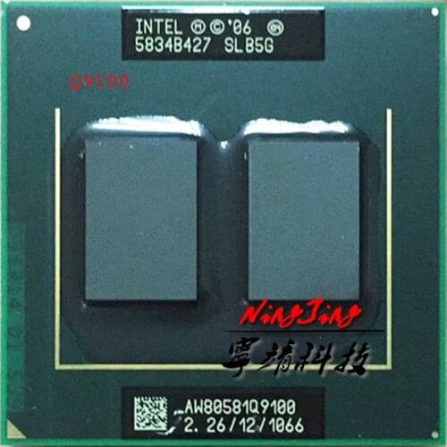 Intel Core 2 Quad Mobile Q9100 SLB5G 2.2 GHz Quad-Core Quad-Thread CPU Processor 12M 45W Socket P