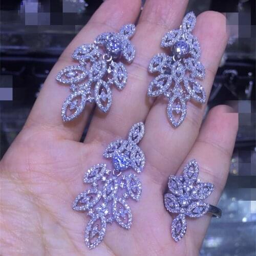 Cp51 Luxury Designer Fashion 925 Sterling Silver Jewelry zirconia star shape cv