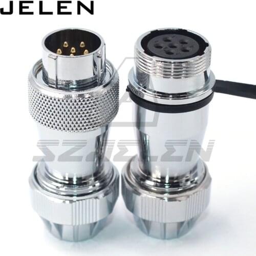 WS20 series 6pin waterproof connector Aviation connector power cord docking male and female plug and socket IP67