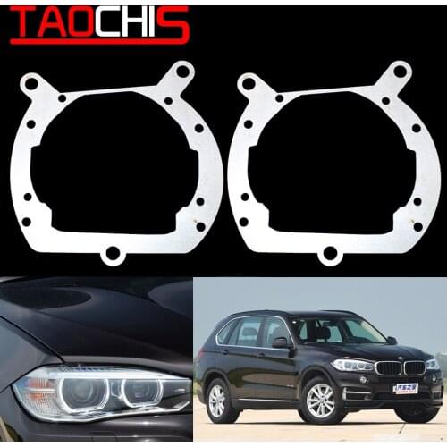 Taochis Car-Styling frame adapter module set DIY Bracket Holder for BMW X5 2015 lens type Hella 3 5 Projector lens