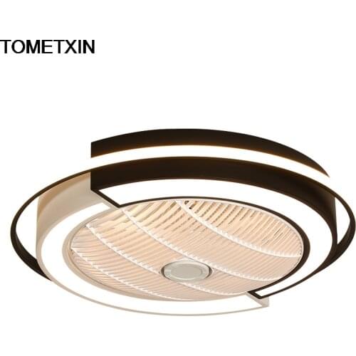 Lights for ceiling fans led decorative lamps lamp plafond salon Decoration bedroom Home fan roof chandelier in the nursery 220v