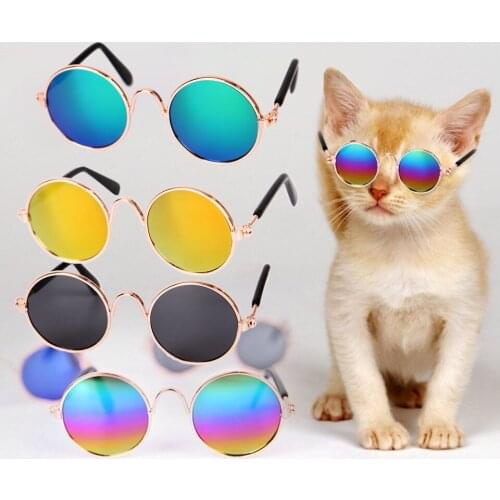 1PC Lovely Pet Cat Glasses Dog Glasses Pet Products For Little Dog Cat Eye-wear Dog Sunglasses Photos Pet Accessoires