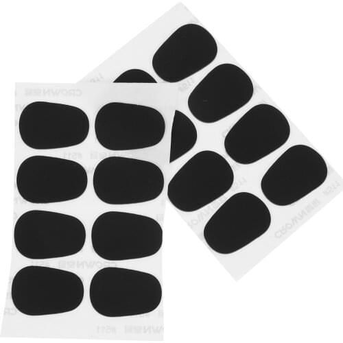 80pcs Oval Sax Mouthpiece Patches Pads Adhesive Sax Mouthpiece Cushion