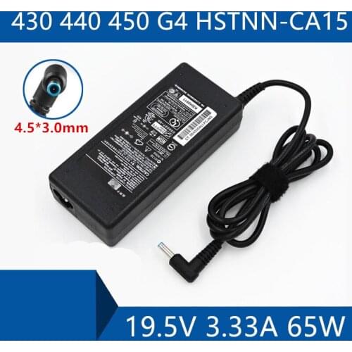 Laptop AC Adapter DC Charger Connector Port Cable For HP PROBOOK 430 440 450 G4 HSTNN-CA15 19.5V 3.33A 65W