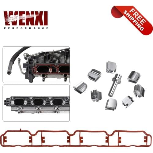 Free Shipping Intake Manifold Runner Flap Delete Gasket for Audi Skoda Seat EA113 VW 2.0 TFSI WX-IMK07