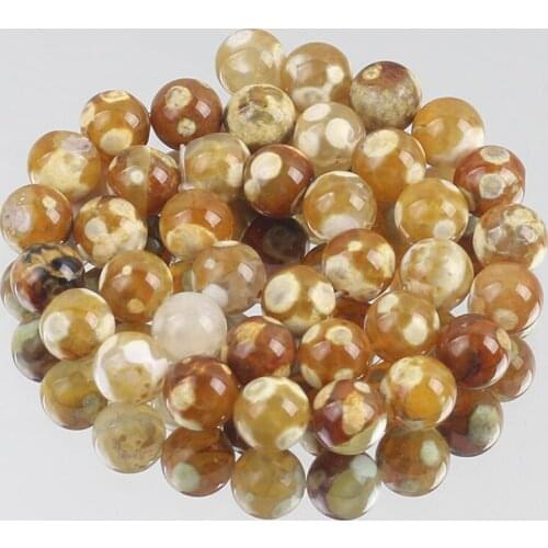 Natural Stone Bronze Agates Onyx Round Loose Spacer Beads For Jewelry Making 6/8/10MM Diy Necklace Bracelet 15"Inch