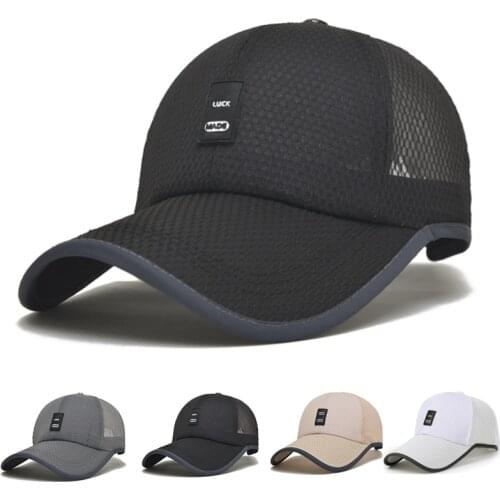 Outdoor Quick Dry Waterproof Sport Peaked Cap Sun Hat Baseball Caps Women Men Street Hiphop Hats Caps