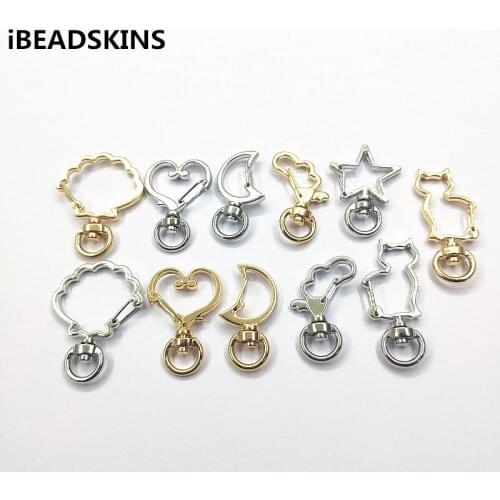 New arrival! (choose design) 50pcs/lot Key Chain Clasps for Handmade keychain Accessories/handMade Jewelry DIY