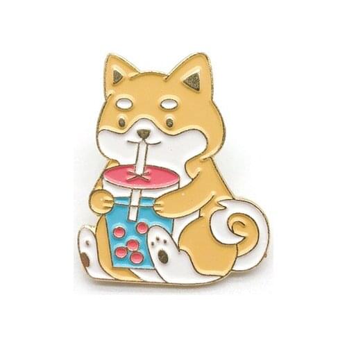 Enamel Pin Badge Custom Dog Brooch Lapel Pin Jeans Shirt Bag Lovely Animal Pet Jewelry Gift Brooches