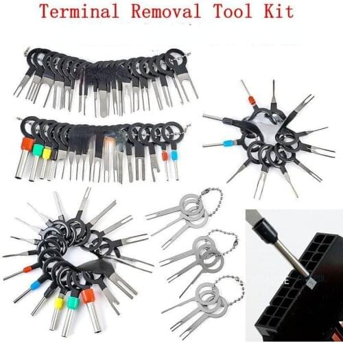 3/11/26/36Pcs Car Terminal Disassembly Tool Wire Plug Connector Puller Puller Kits for Service Tools