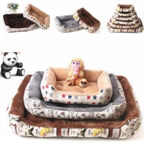 Pet Dog Bed Warm Fleece Dog House Pet Nest Large Dog Fall and Winter Warm Nest Kennel For Golden Retriever Bed Husky Kennel