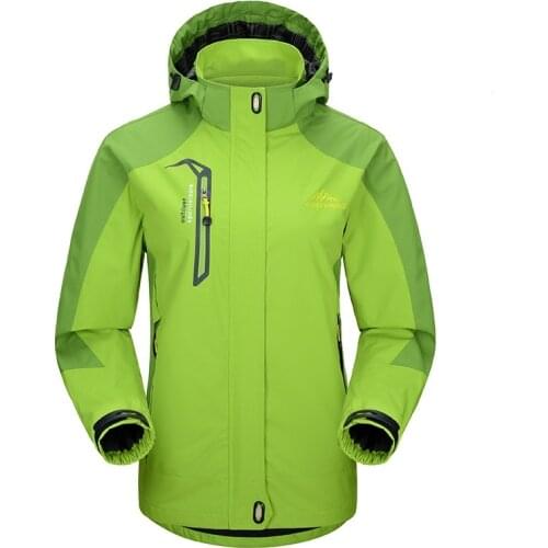 Spring Autumn Waterproof Windproof Casual Jacket Women Outwear Hooded Coat Windbreaker Breathable Tourism Mountain Jacket Female