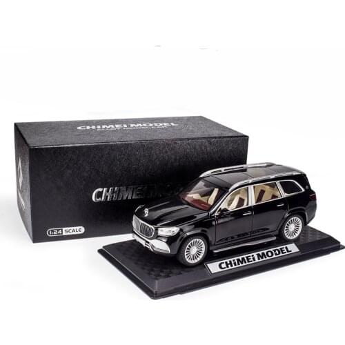 1:24 High Simulation New Arrive Business GLS600 Alloy Car Model Metal Decoration Toys for Children Gifts