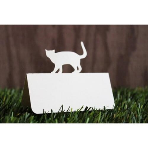 Fashion cats Place Cards birthday party Wedding bridal shower banquet Seating escort Card table number marker custom colorpc001