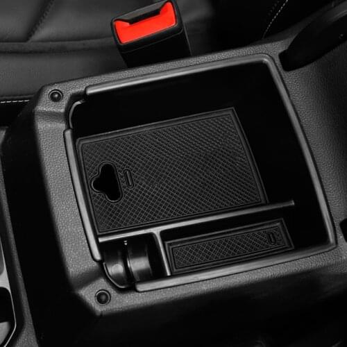 My Good Car Car Armrest Box Storage for Volkswagen VW Tiguan Mk2 2016 - 2020 Central Console Storage Box Interior Organizer
