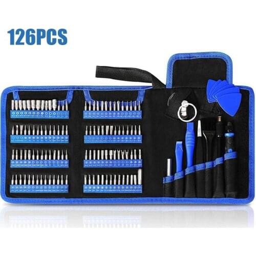 126 IN 1 Precision Screwdriver Set Professional Electronics Repair Tool Kit For Cell Phone Tablet Laptop