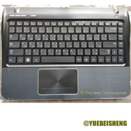 YUEBEISHENG New/Org For SAMSUNG SF310 SF311 palmrest Arabic keyboard upper cover Touchpad BA75-02746E