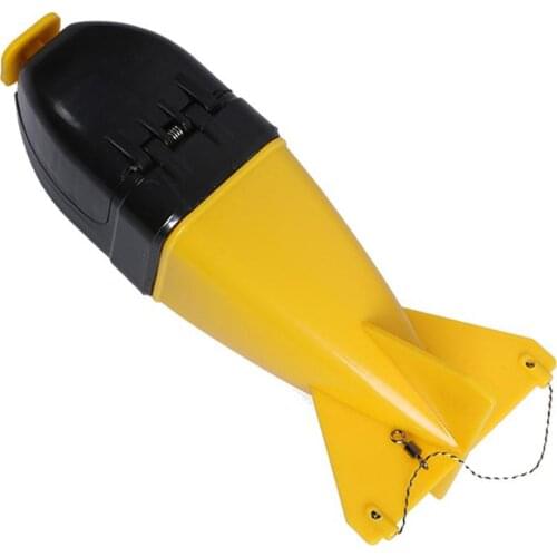 Sea Fishing New Long-Range Fishing Bait Container Fish Feeder Sling Sinking Plastic Carp Lure Rocket Feeder System High Quality