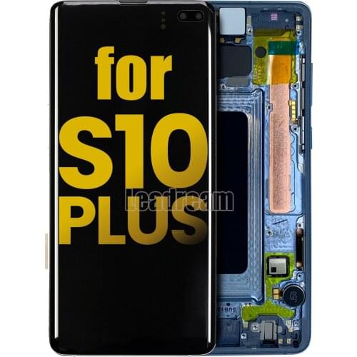 Original 6.1 inch AMOLED LCD Display For Samsung Galaxy S10 Plus G975 G975F G975F LCD Display Touch Screen Digitizer