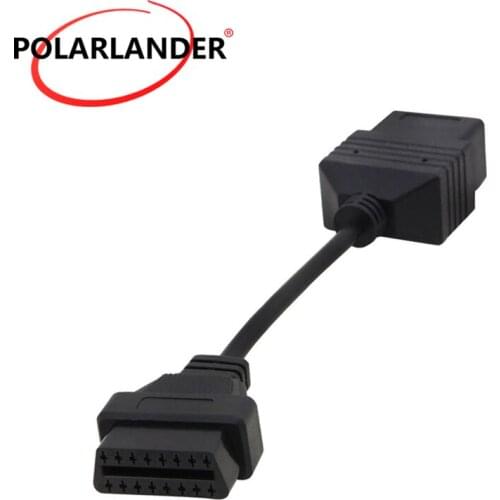 Auto Scanner Code Connectors Car Diagnostic Connector For TOYOTA 17Pin to 16Pin OBD1 to OBD2 Cable Adapter Transfer