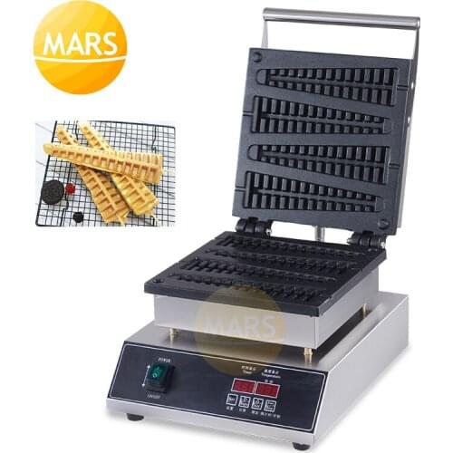 Christmas Tree Waffle Stick Baker Machine 110V/220V 4 pcs Lolly Waffle Maker Kitchen Lolly Egg Stick Breakfast Frying Pan Oven
