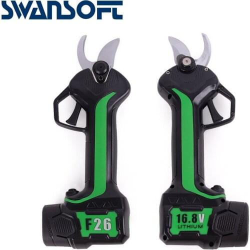 SWANSOFT 25mm Electric Gardening Scissors Electric Pruning Shear for Tree Branch Cutting Pruners