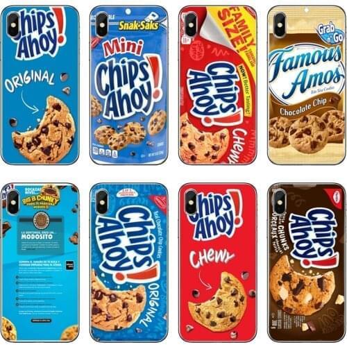 Silicone Phone Case For Huawei Honor 20 10i 9X 10 Lite 8S 8C 8X 7C 7X 7A 6C Pro 6 6A 6X 5A 5C chips Ahoy Chocolate cookies