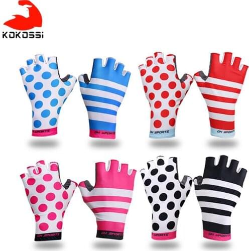 KoKossi Feshion Cycling Gloves Half-finger Wear-resistant Breathable Comfortable Skin-friendly Anti-slip Outdoor Fishing Gloves