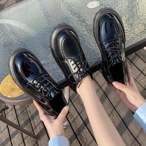 Woman Pumps Round Toe Non-slip Basic 5cm Heel Lace Up Pumps 2021 New Fashion Women Shoes Black Size 35-40